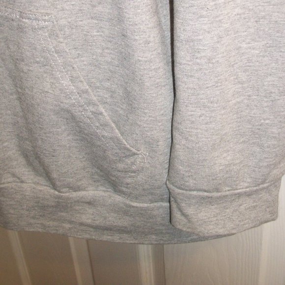 AlvaQ Womens XL Long Sleeve Quarter Zip Sweatshirt Pullover Gray & Army Camo - Picture 2 of 7